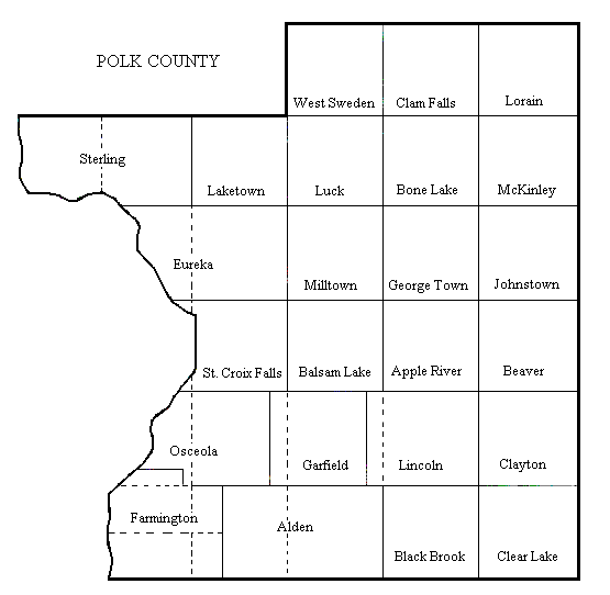 Polk County image map
